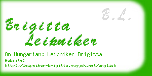 brigitta leipniker business card